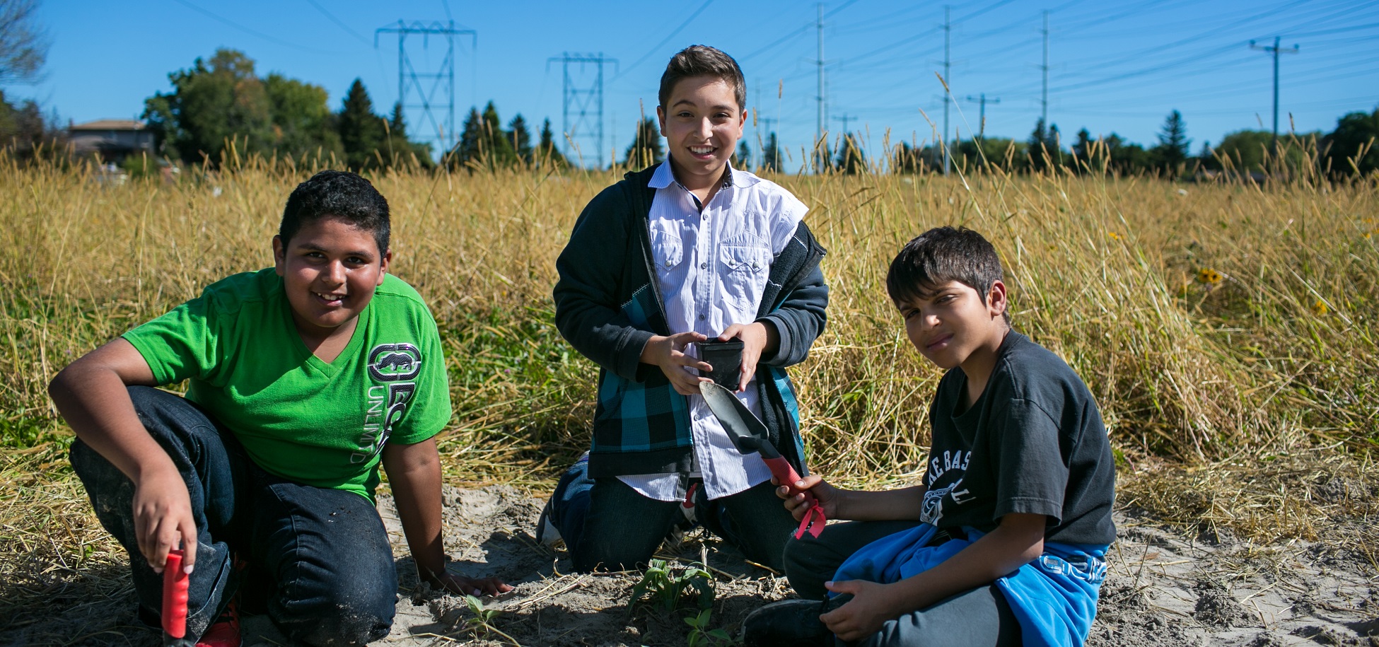 community volunteers take part in a Scarborough Butterfly trail planting in 2013