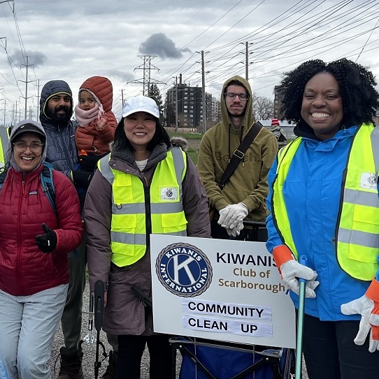 members of a community group enjoy a visit to The Meadoway